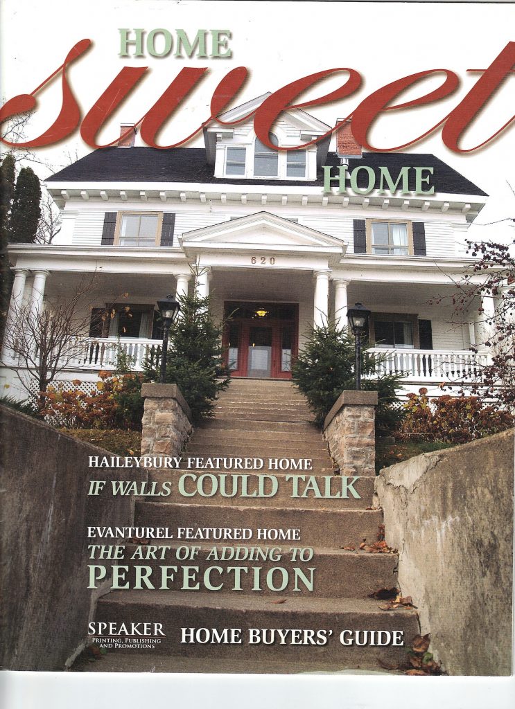 Home Sweet Home publication, If walls could talk article about the Presidents' Suites. / Article sur le sujet des Suites des Présidents.