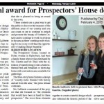 National Design Award for the Prospector's House Project