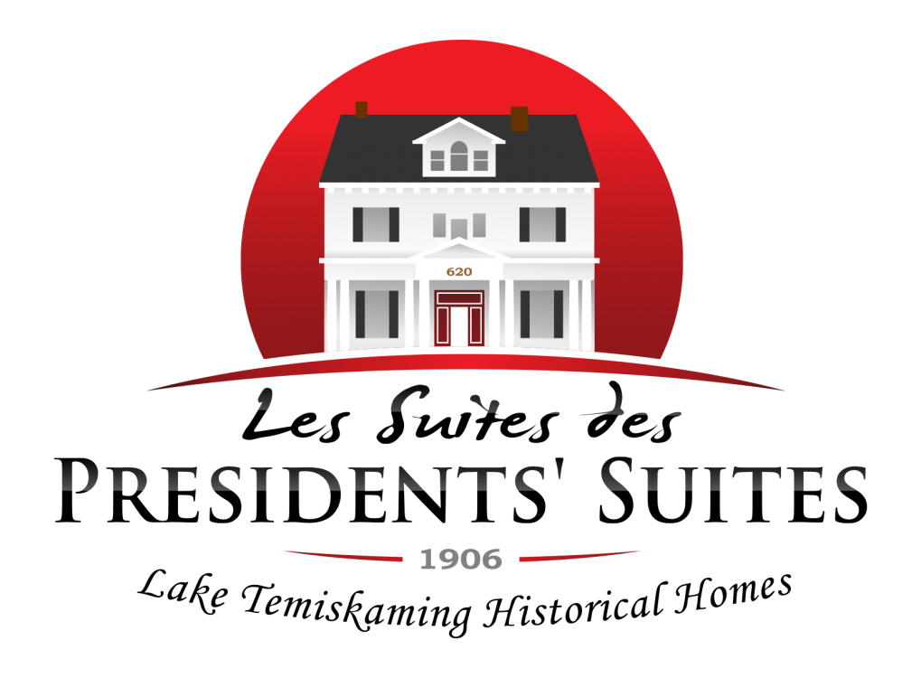 Presidents' Suites resort logo A Vacation Rental in Northern Ontario - Temiskaming Shores / Le logo des Suites des Présidents
