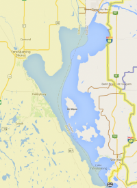 The Temiskaming Quebec side Snowmobile trails map / Carte des sentiers de motoneige de la région du Témiscamingue sur le côté du Qébec