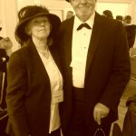 One of the Cobalt era millionaire and his wife present at the historical evening / Un des millionaires de la ruée de l'argent de Cobalt avec sa femme à la soirée historique