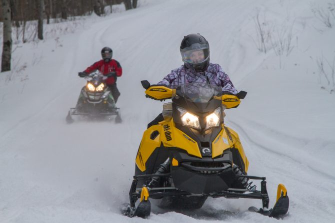 Motorcycle Snowmobile Loops