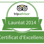 The Presidents' Suites receives the Trip Advisor 2014 Certificate of Excellence recognition 8 Les Suites des Présidents obtiennent la reconnaissance certificat d'excellence 2014 de Trip Advisor