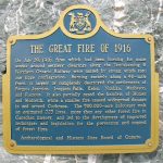 The Matheson The Matheson Great Fire of 1916 plaque