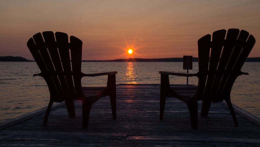 Lake Temiskaming View from the Presidents' Suites Dock