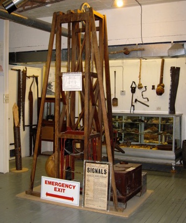 artifact at the Cobalt mining Museum