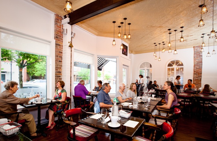 Interior of Cafe Meteor Bistro in Haileybury