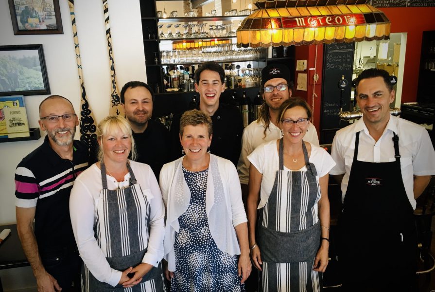 The team at Cafe Meteor Bistro August 2019