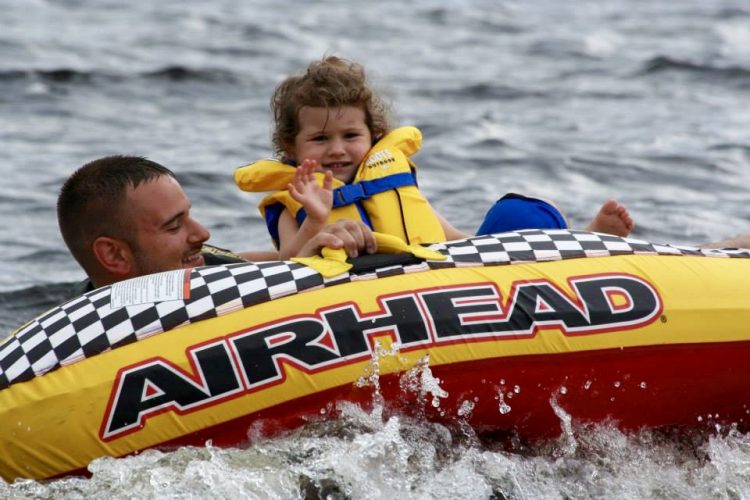 Marc Leblond enjoying lake Temiskaming