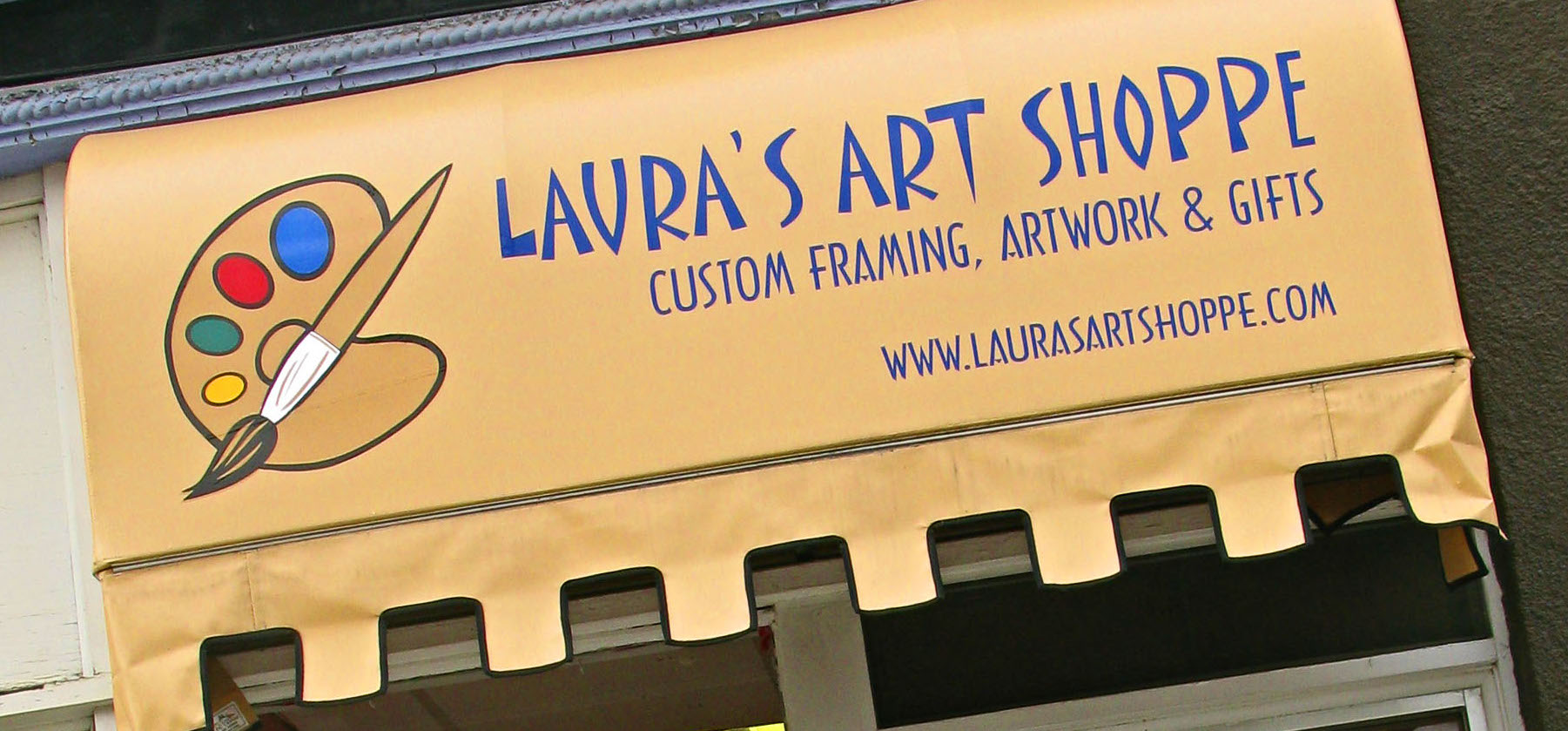 Laura's Art Shoppe located downtown Cobalt