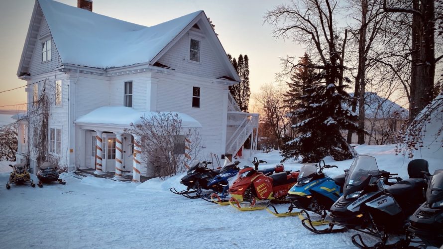 Snowmobile Motorcycle holiday group