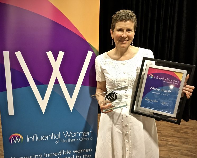 Influential Women of Northern Ontario Entrepreneur of the Year award for Nicole Guertin. Learn more about us.