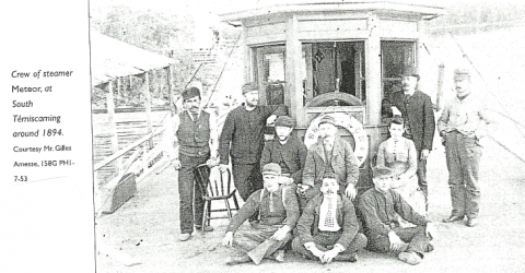 Meteor crew around 1894