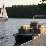 Farr island on lake Temiskaming