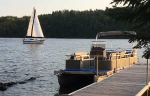 Farr island glamping on lake Temiskaming