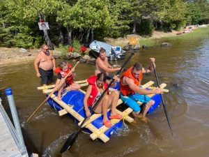 Building your raft team building activity