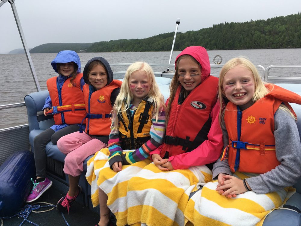 Children enjoying Farr Island