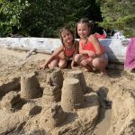 Sand castle on Farr Island
