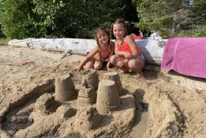 Sand castle on Farr Island