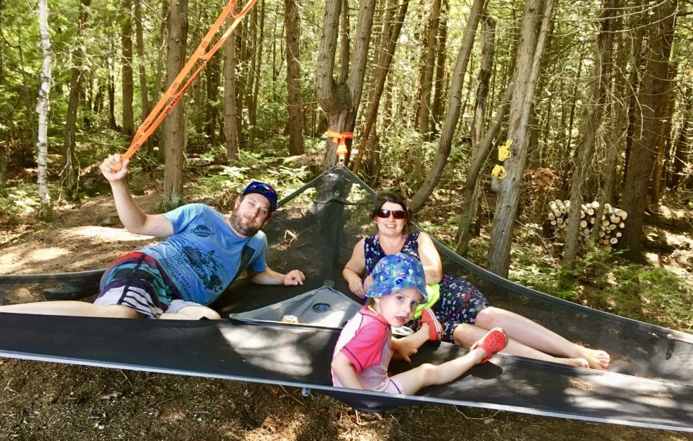 Chill on a Tentsile hammock on Farr Island