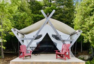 A prospector tent on Farr Island