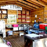 Glamping Kitchen on Farr Island